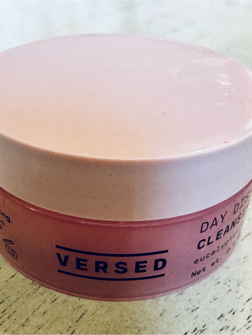 Versed Day Dissolve Cleansing Balm — Soft Pink Makeup Remover